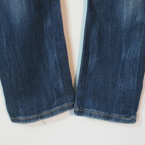 Machine Pour Neuf Mode Jeans Size 11 Juniors Tons of Bling Crystals Distressed - Picture 8 of 8
